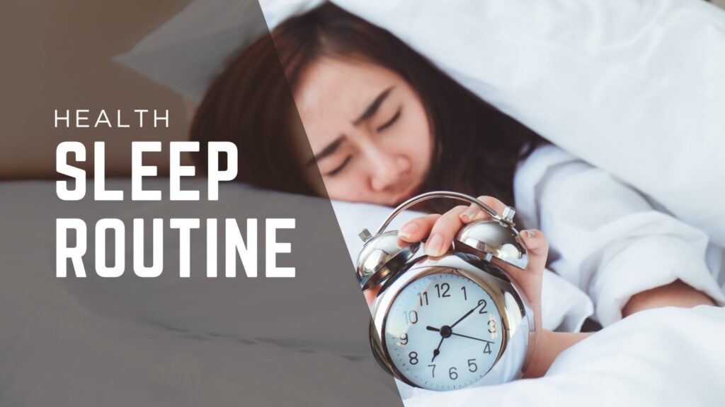 sleep routine