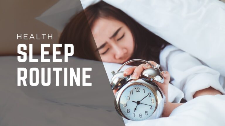 sleep routine